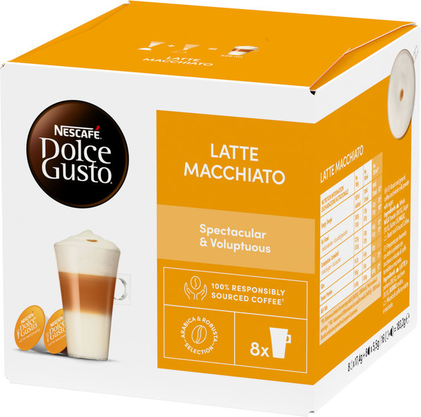 Изображение товара Кофе в капсулах Nescafe Dolce Gusto Латте Макиато (3х16шт)