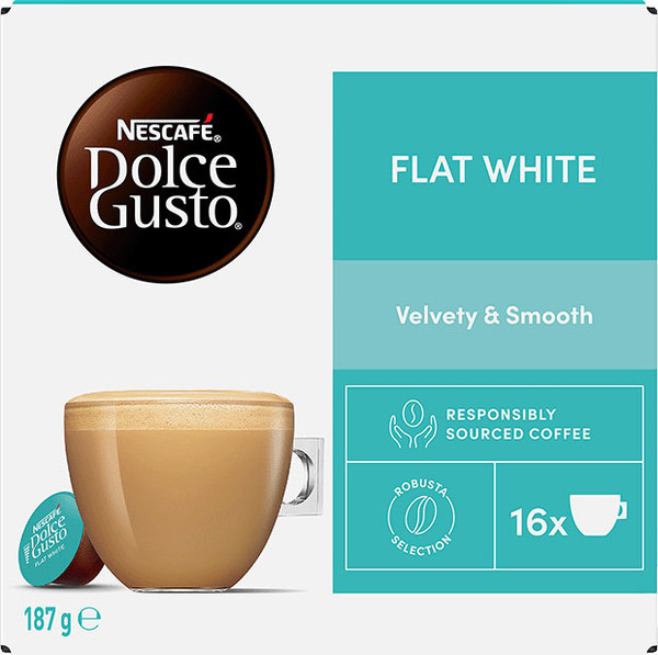 Изображение товара Кофе в капсулах Nescafe Dolce Gusto Flat White (3х16шт)