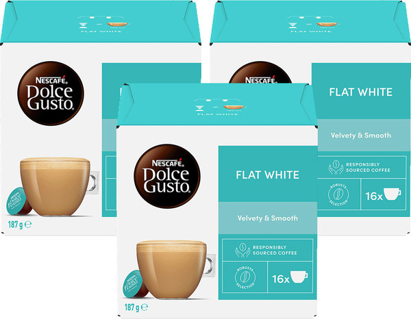 Кофе в капсулах Nescafe Dolce Gusto Flat White (3х16шт)