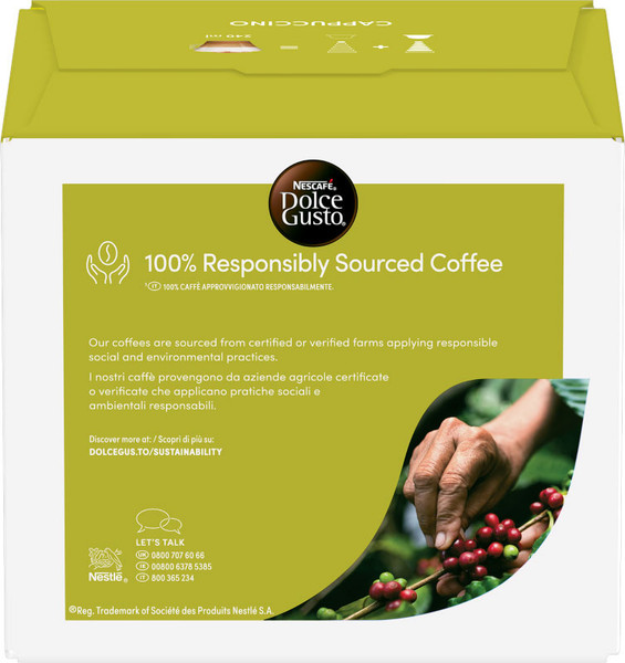 Изображение товара Кофе в капсулах Nescafe Dolce Gusto Cappuccino (30шт)