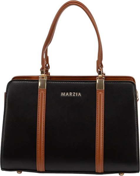 Изображение товара Сумка Marzia 704-5010-BKC (черный/верблюжий)