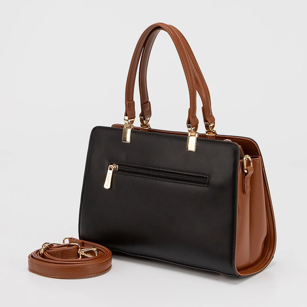 Изображение товара Сумка Marzia 704-5010-BKC (черный/верблюжий)