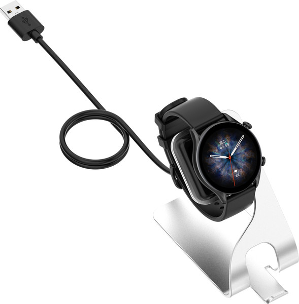 Изображение товара Зарядная док-станция для умных часов Bingo Amazfit GTR 3/GTR 3 Pro/GTS 3/T-Rex 2 (белый)