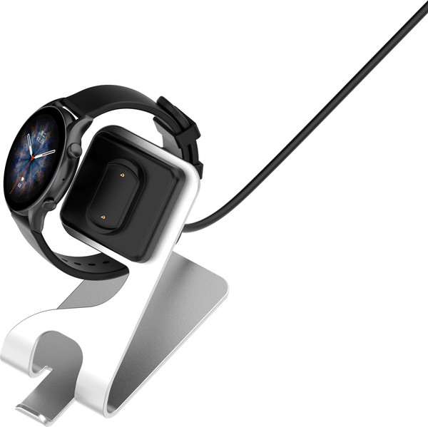 Изображение товара Зарядная док-станция для умных часов Bingo Amazfit GTR 3/GTR 3 Pro/GTS 3/T-Rex 2 (белый)