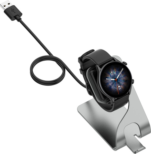 Изображение товара Зарядная док-станция для умных часов Bingo Amazfit GTR 3/GTR 3 Pro/GTS 3/T-Rex 2 (серый)
