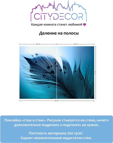 Изображение товара Фотообои листовые Citydecor Абстракция 230 (200x140см)