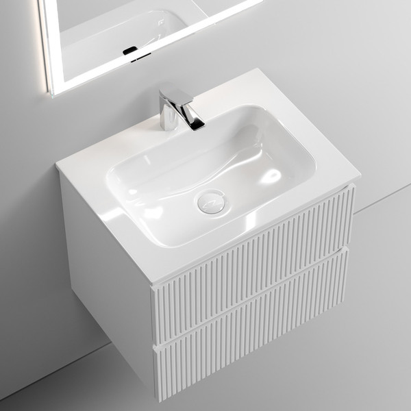 Изображение товара Тумба с умывальником Sancos Snob T / SNT60W + CN7011 (бьянко)
