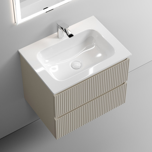 Изображение товара Тумба с умывальником Sancos Snob T / SNT60CE + CN7011 (бежевый)