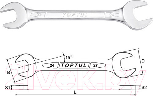 Изображение товара Гаечный ключ Toptul AAEJ3236