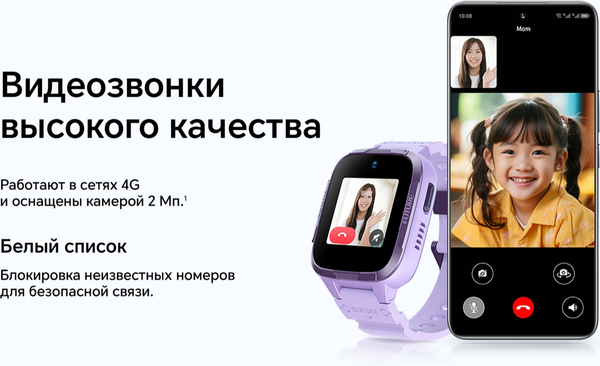 Изображение товара Умные часы детские Honor Choice Kids PLus 4G TAR-WB01 / 5504ACFD (синий)