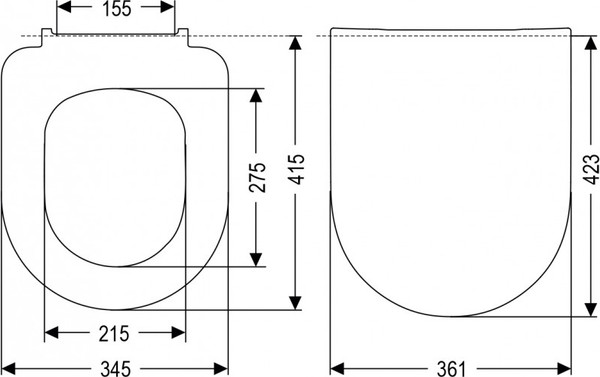 Изображение товара Сиденье для унитаза Roca ONA SC ZRU9310293 (дюропласт)