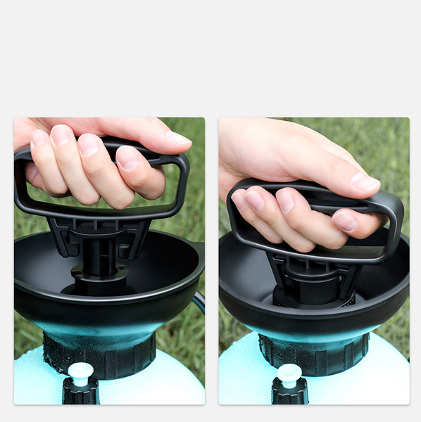 Изображение товара Опрыскиватель помповый Deli DL581108 (8л, черный/голубой)