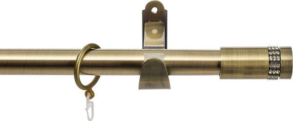 Изображение товара Карниз для штор Sundays Home Волна Имидж 25мм однорядный (антик, 2.8м)