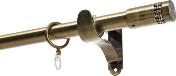 Изображение товара Карниз для штор Sundays Home Волна Имидж 25мм однорядный (антик, 2.8м)