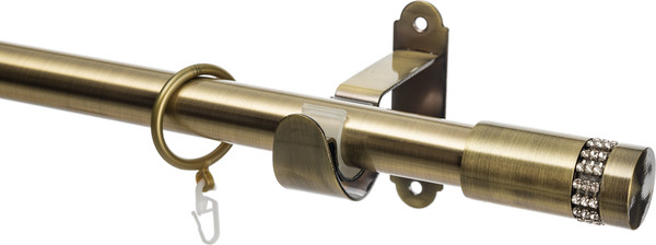 Изображение товара Карниз для штор Sundays Home Волна Имидж 25мм однорядный (антик, 3.6м)