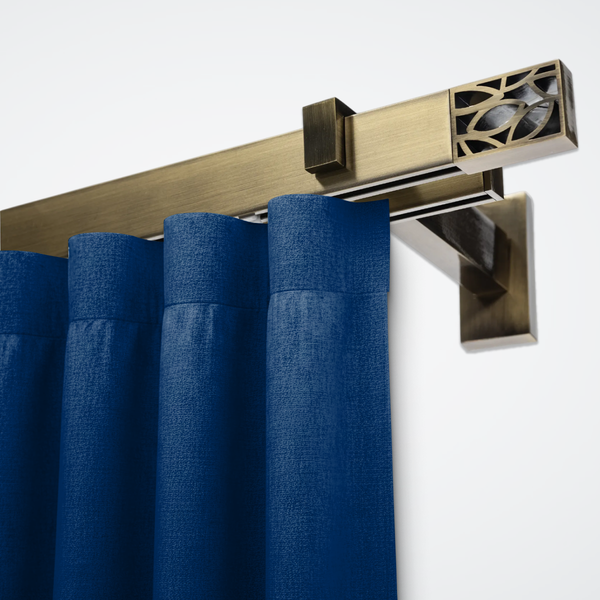 Изображение товара Карниз для штор Sundays Home Флэт Лайн Грид двойной (составной, антик, 3.2м)