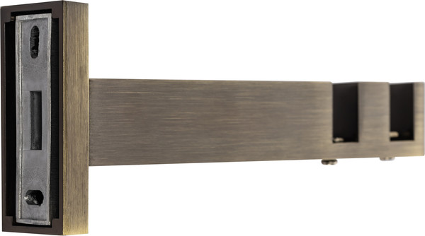 Изображение товара Карниз для штор Sundays Home Флэт Лайн Изи двойной (заглушка, антик, 2м)