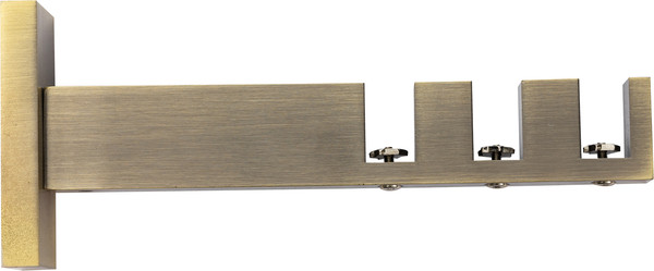 Изображение товара Карниз для штор Sundays Home Флэт Лайн Изи тройной (заглушка, антик, 2.4м)