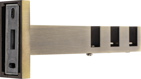 Изображение товара Карниз для штор Sundays Home Флэт Лайн Изи тройной (заглушка, антик, 3м)