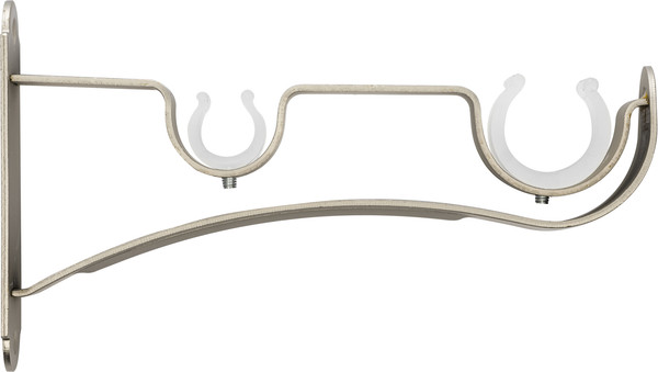 Изображение товара Карниз для штор Sundays Home Волна Имидж 25мм+16мм двухрядный (сатин, 3.6м)