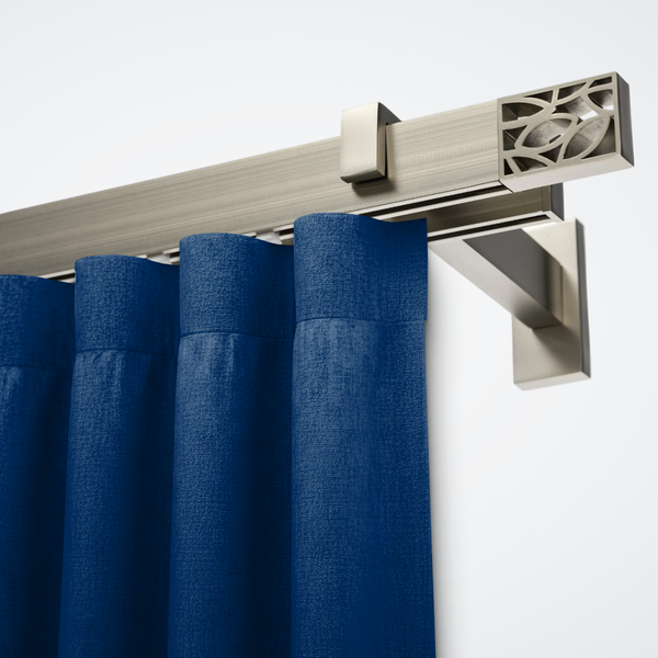 Изображение товара Карниз для штор Sundays Home Флэт Лайн Грид двойной (сатин, 3м)