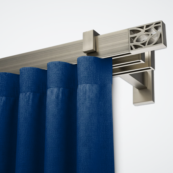 Изображение товара Карниз для штор Sundays Home Флэт Лайн Грид тройной (сатин, 2м)