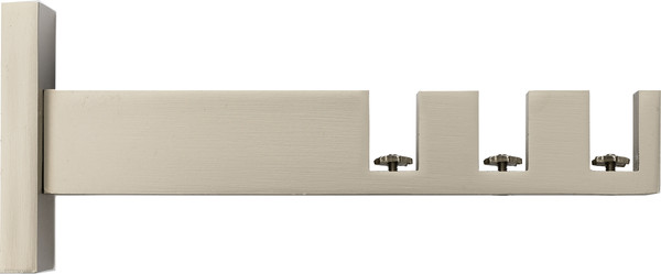 Изображение товара Карниз для штор Sundays Home Флэт Лайн Изи тройной (заглушка, сатин, 4м)