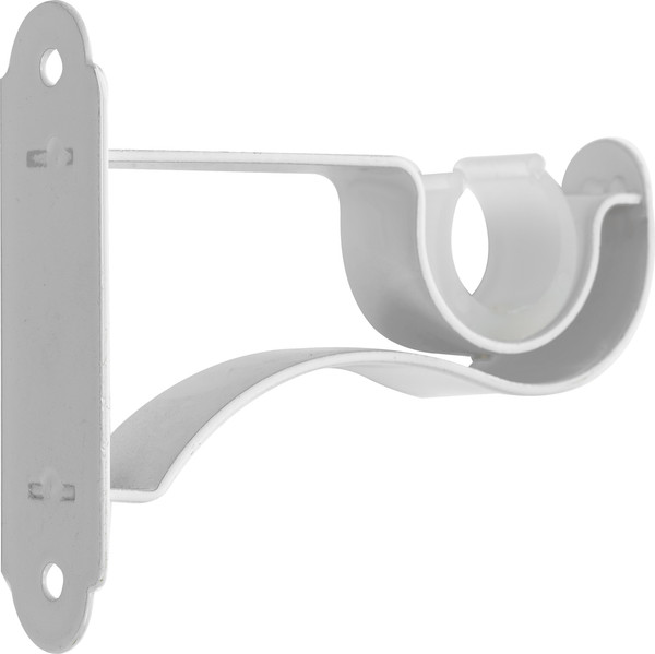 Изображение товара Карниз для штор Sundays Home Волна Шар Перламутр 25мм однорядный (белый глянец, 4м)