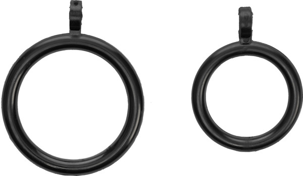 Изображение товара Карниз для штор Sundays Home Волна Имидж 25мм+19мм двухрядный (черный матовый, 4м)