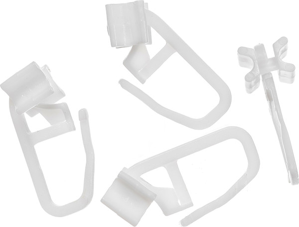 Изображение товара Карниз для штор Sundays Home Флэт Лайн Изи двойной (заглушка, черный матовый, 1.6м)