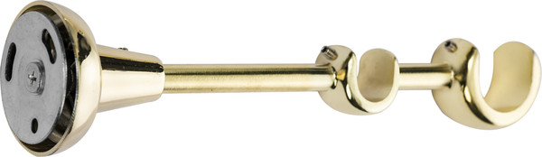 Изображение товара Карниз для штор Sundays Home Шайн Одеон 25мм+16мм двухрядный (золото, 3.2м)