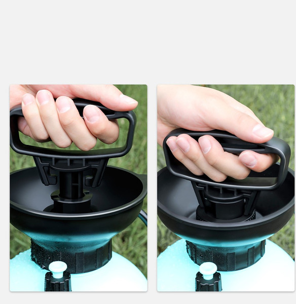 Изображение товара Опрыскиватель помповый Deli DL581105 (5л, черный/голубой)