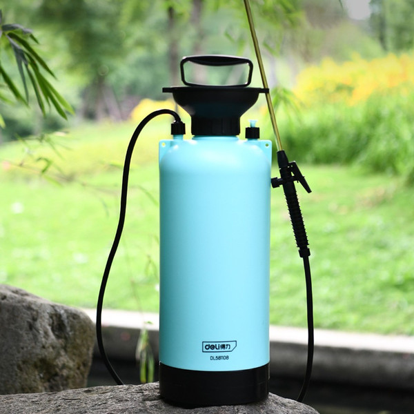 Изображение товара Опрыскиватель помповый Deli EDL581108-E1 (8л, голубой/черный)