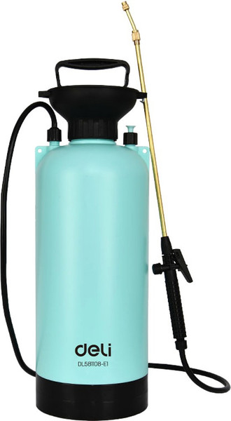 Изображение товара Опрыскиватель помповый Deli EDL581108-E1 (8л, голубой/черный)