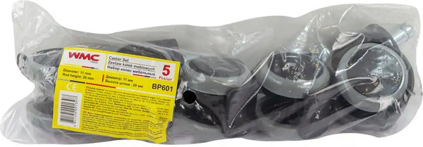 Изображение товара Комплект колес мебельных WMC Tools WMC-BP601 (56498)