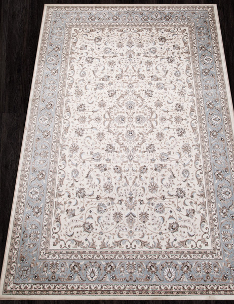 Изображение товара Ковер Merinos Valencia Deluxe F014-STAN-CREAM-L.BLUE (1.5х2.3)