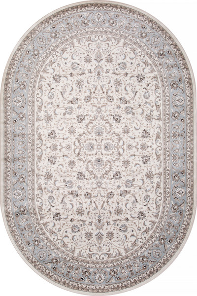 Изображение товара Ковер Merinos Valencia Deluxe F014-OVAL-CREAM-L.BLUE (2х3)