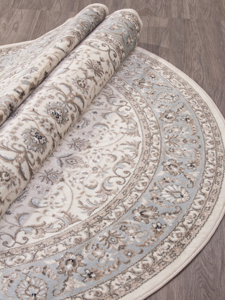 Изображение товара Ковер Merinos Valencia Deluxe F014-OVAL-CREAM-L.BLUE (2х3)