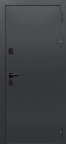 Изображение товара Входная дверь Гарда Isoterma букле графит/бетон лофт грей (96x205, правая)