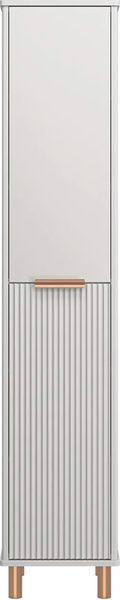 Изображение товара Шкаф-пенал для ванной Brevita Risacca Crema 35 / RIS-05035-034П (серый кашемир)