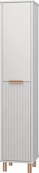 Изображение товара Шкаф-пенал для ванной Brevita Risacca Crema 35 / RIS-05035-034П (серый кашемир)