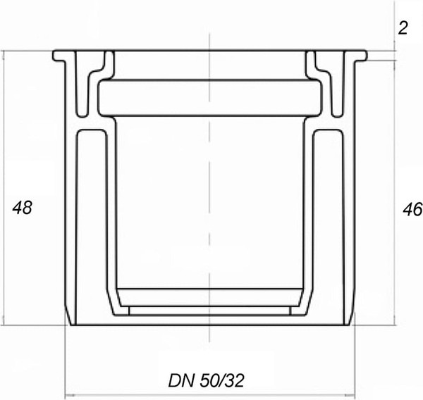 Изображение товара Переходник внутренней канализации Ostendorf HTRSK 50/32мм / 112725