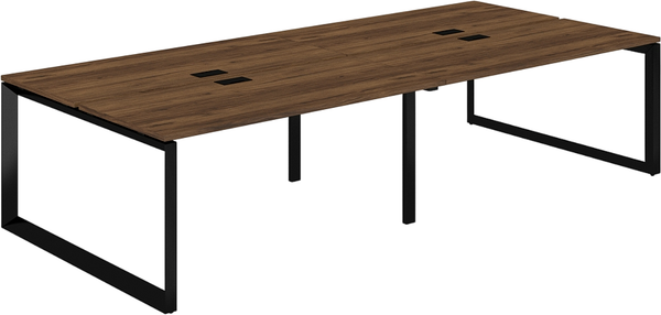 Изображение товара Комплект письменных столов Norden 320х143.8х75 / PR.256.DM.O59.BL (черный/дуб модена)