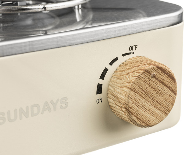 Изображение товара Плита туристическая Sundays ZD-1003-S (белый, с газовым баллоном туристическим Дружба ДР-520)