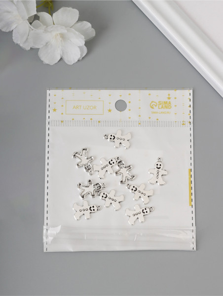 Изображение товара Набор подвесок декоративных Арт Узор Имбирный пряник / 10843147 (10шт)