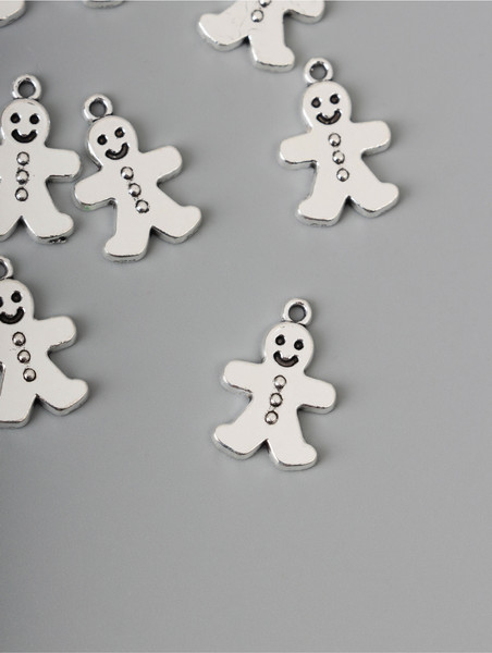 Изображение товара Набор подвесок декоративных Арт Узор Имбирный пряник / 10843147 (10шт)
