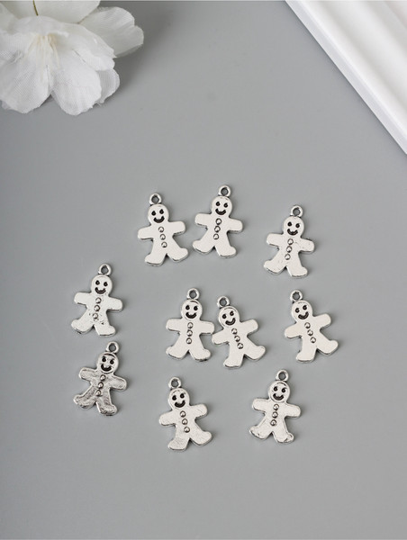 Изображение товара Набор подвесок декоративных Арт Узор Имбирный пряник / 10843147 (10шт)