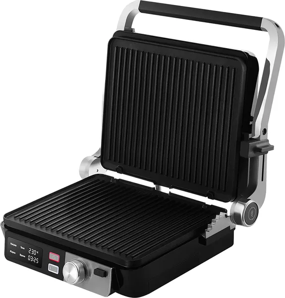 Изображение товара Электрогриль BQ GR3009 (Black/Steel)