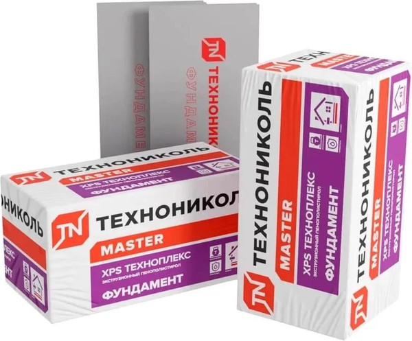 Изображение товара Экструдированный пенополистирол Технониколь Техноплекс Фундамент 250 XPS 1180x580x50-L (8шт)