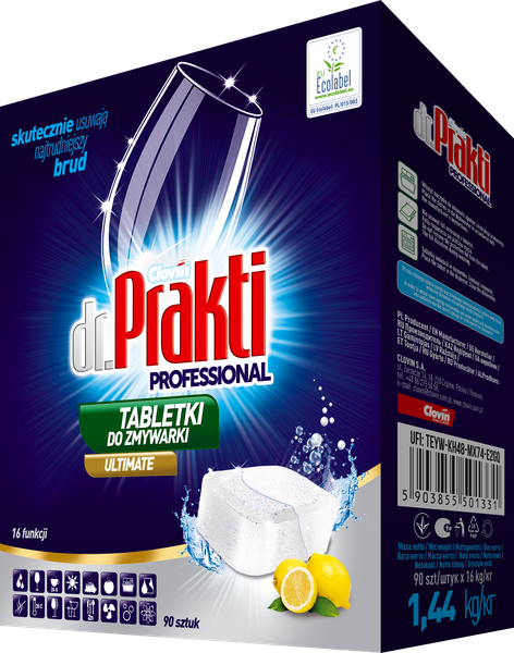 Изображение товара Таблетки для посудомоечных машин Dr.Prakti Professional (90шт)